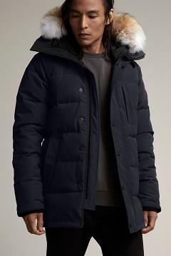 Chamarras Canada Goose Hombre Outlet - Carson Abrigos Azul Marino DS8521407